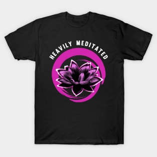 Heavily Meditated Purple - Yoga T-Shirt